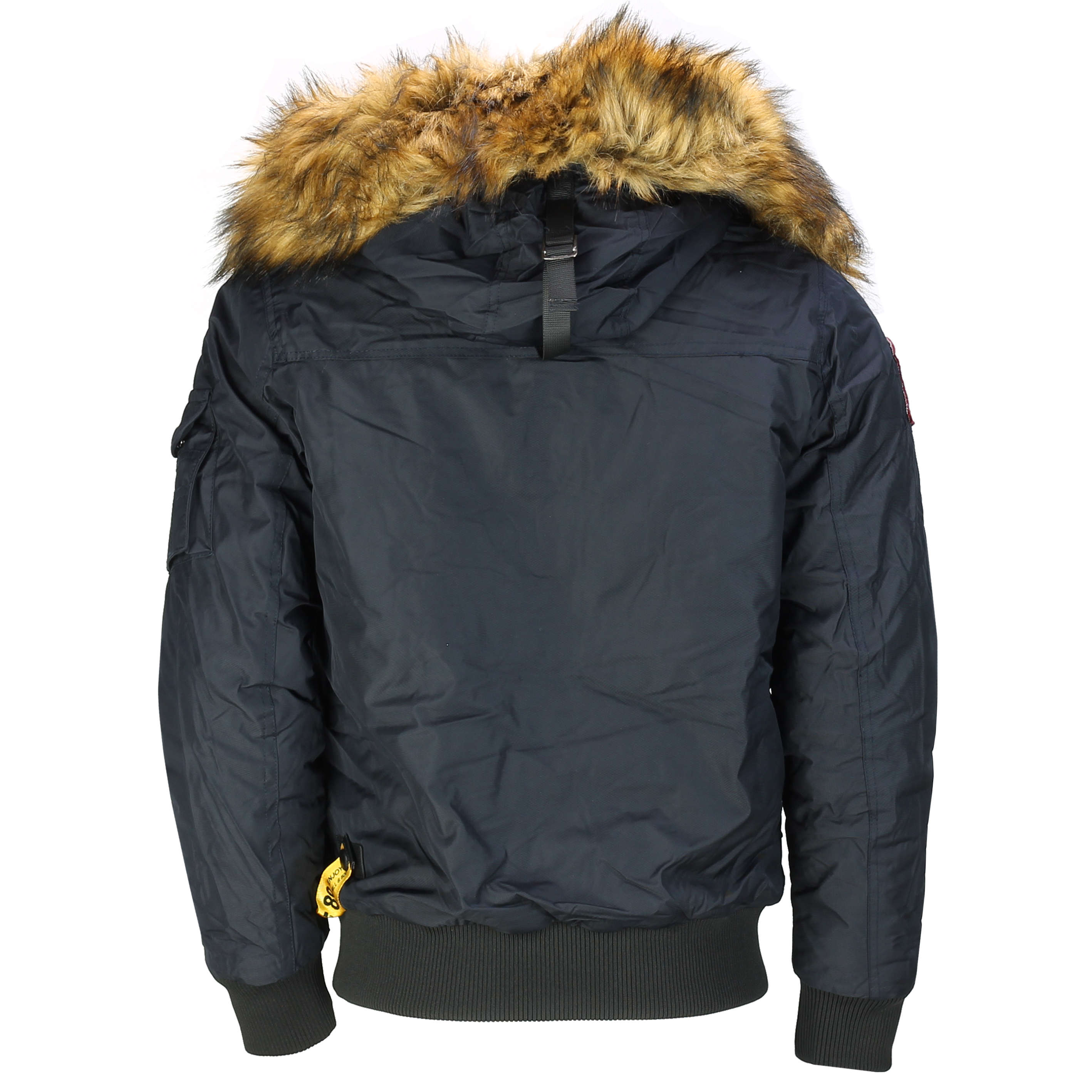 Mens Warm Padded Heavyweight Winter Jacket Military Style Bomber Fur Hooded | eBay